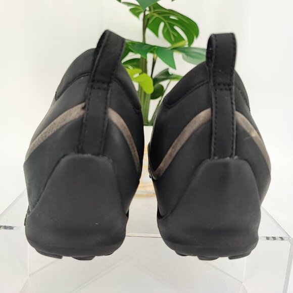 Merrell Woman's Plaza Ballet Black Leather Slip On Ortholite Shoes Size 8.5 - Picture 3 of 9